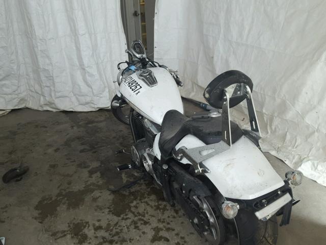 JYAVP33E2DA008168 - 2013 YAMAHA XVS1300 CU WHITE photo 3