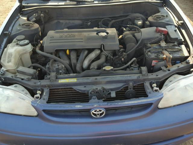 1NXBR12E8YZ341059 - 2000 TOYOTA COROLLA VE BLUE photo 7