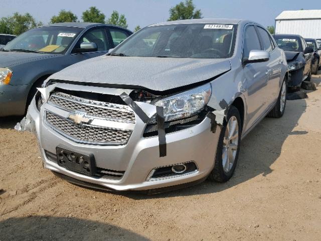 1G11H5SA9DF151740 - 2013 CHEVROLET MALIBU LTZ 银色 照片 2