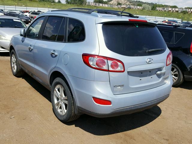 5NMSKDAGXAH375031 - 2010 HYUNDAI SANTA FE L SILVER photo 3