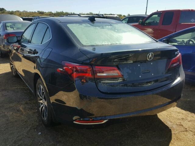 19UUB1F53GA015747 - 2016 ACURA TLX BLACK photo 3