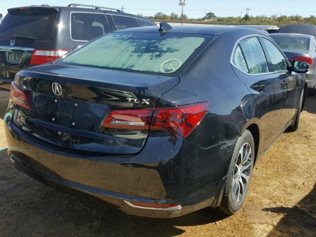 19UUB1F53GA015747 - 2016 ACURA TLX BLACK photo 4