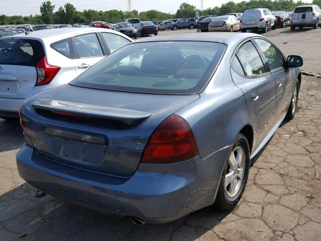 2G2WP552161102681 - 2006 PONTIAC GRAND PRIX BLUE photo 4