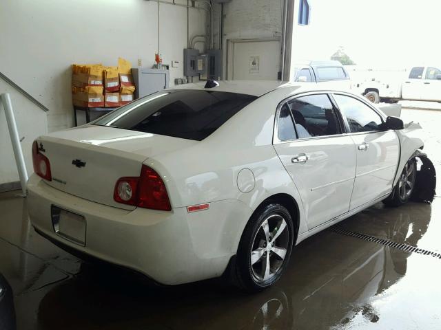 1G1ZC5E00CF359024 - 2012 CHEVROLET MALIBU 1LT WHITE photo 4