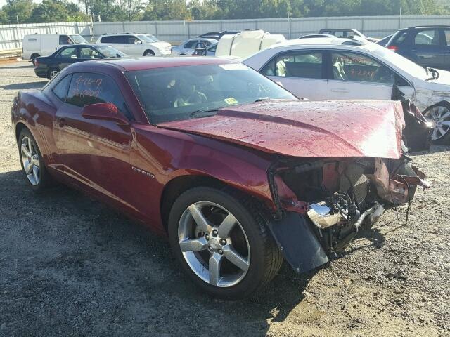 2G1FC1ED0B9124676 - 2011 CHEVROLET CAMARO LT RED photo 1