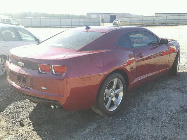 2G1FC1ED0B9124676 - 2011 CHEVROLET CAMARO LT RED photo 4