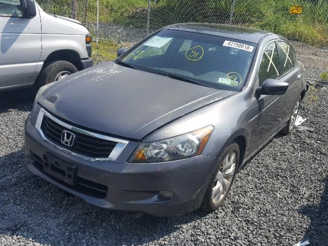 1HGCP36828A081629 - 2008 HONDA ACCORD EXL GRAY photo 2