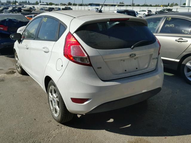 3FADP4EJ5EM125365 - 2014 FORD FIESTA SE WHITE photo 3