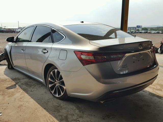 4T1BK1EB2GU197528 - 2016 TOYOTA AVALON XLE GRAY photo 3