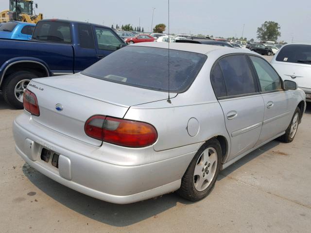 1G1NE52J63M621758 - 2003 CHEVROLET MALIBU LS SILVER photo 4