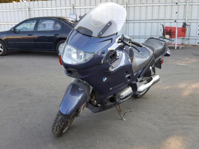 WB10499A62ZE85750 - 2002 BMW R1150 RT BLUE photo 2