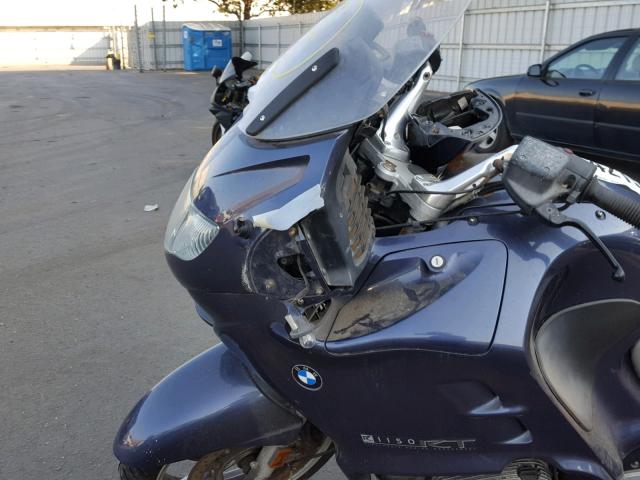 WB10499A62ZE85750 - 2002 BMW R1150 RT BLUE photo 9