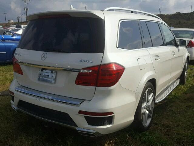 4JGDF7DE6EA320029 - 2014 MERCEDES-BENZ GL 550 4MA WHITE photo 4