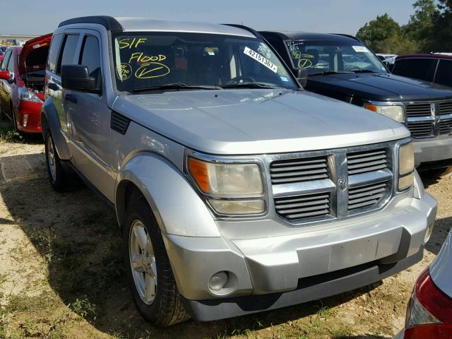 1D8GU28K98W129868 - 2008 DODGE NITRO SXT SILVER photo 1