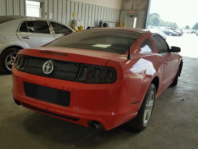 1ZVBP8AM2E5310923 - 2014 FORD MUSTANG RED photo 4