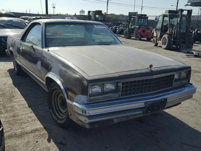 1GCCW80H8ER218156 - 1984 CHEVROLET EL CAMINO BROWN photo 1