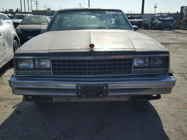 1GCCW80H8ER218156 - 1984 CHEVROLET EL CAMINO BROWN photo 10