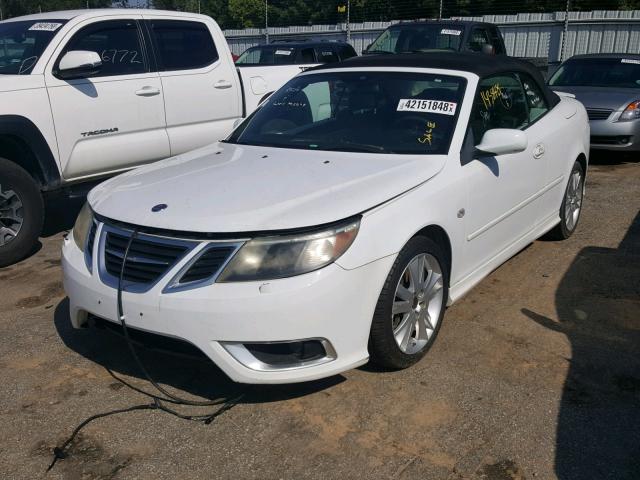 YS3FH71U086008503 - 2008 SAAB 9-3 AERO WHITE photo 2