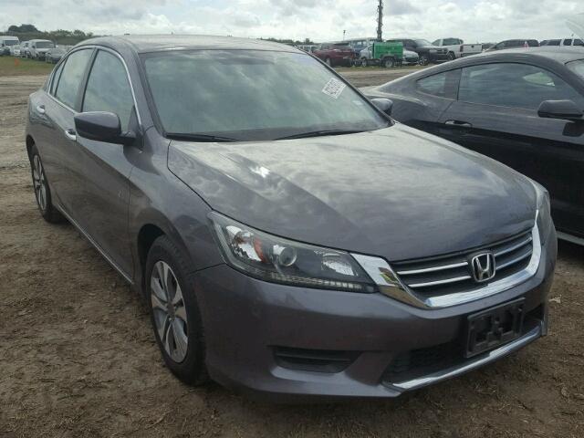 1HGCR2F30EA046365 - 2014 HONDA ACCORD GRAY photo 1