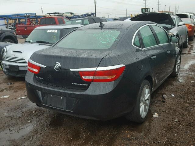 1G4PP5SK3E4224185 - 2014 BUICK VERANO BLACK photo 4