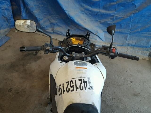 MLHPC4665E5100496 - 2014 HONDA CB500 X WHITE photo 5