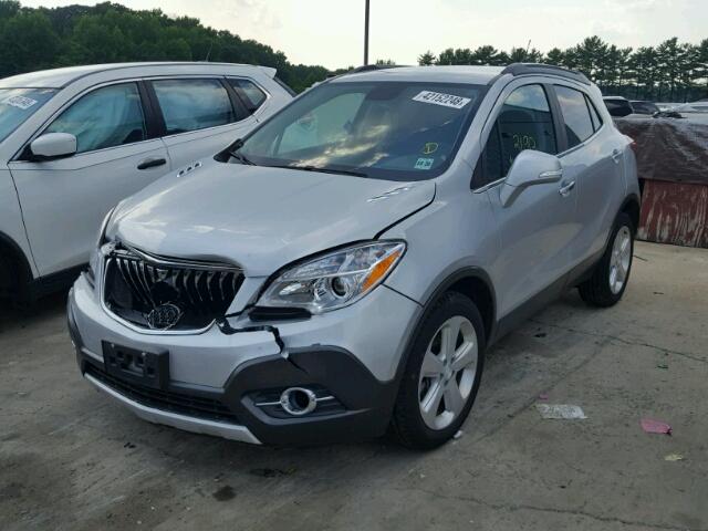 KL4CJBSB2FB262873 - 2015 BUICK ENCORE CON SILVER photo 2