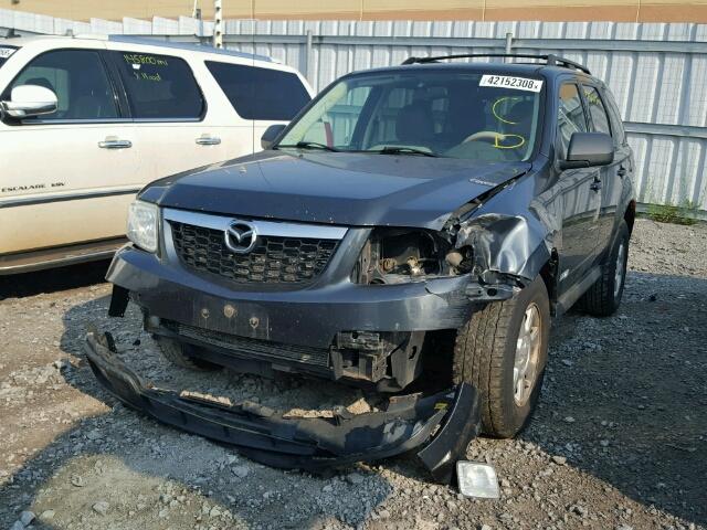 4F2CZ96198KM19407 - 2008 MAZDA TRIBUTE S GRAY photo 2