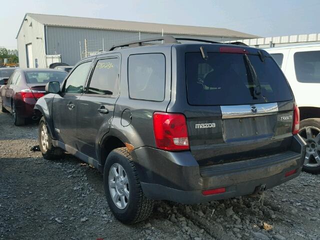 4F2CZ96198KM19407 - 2008 MAZDA TRIBUTE S GRAY photo 3