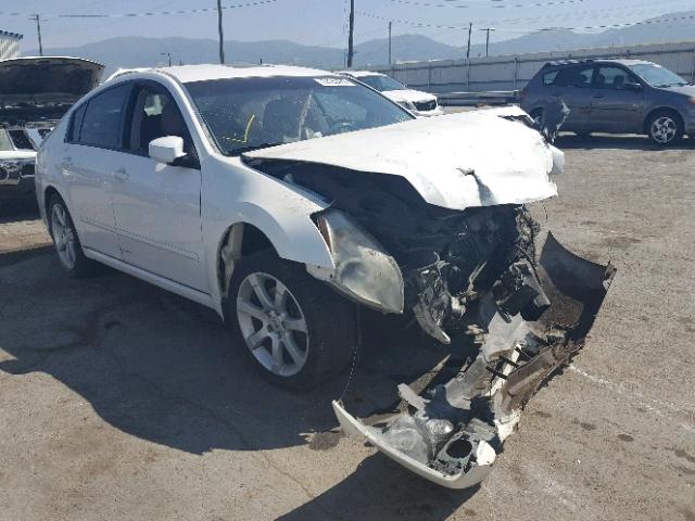 1N4BA41E47C812696 - 2007 NISSAN MAXIMA SE WHITE photo 1