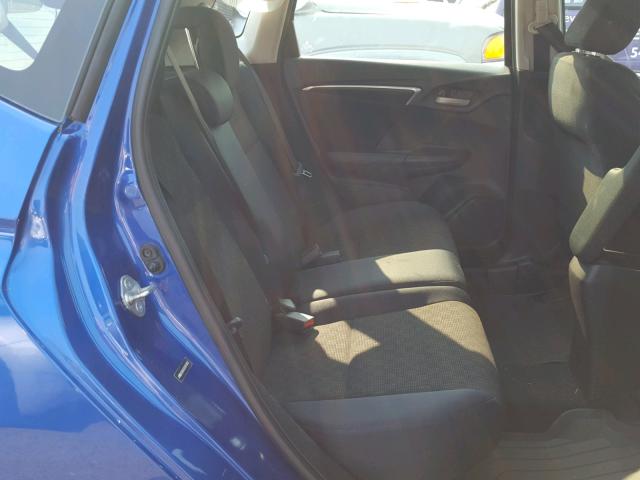 JHMGK5H50GX005902 - 2016 HONDA FIT LX BLUE photo 6