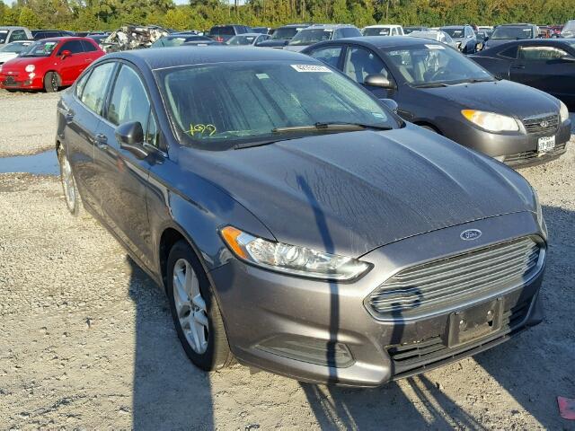 3FA6P0HR9DR323175 - 2013 FORD FUSION GRAY photo 1