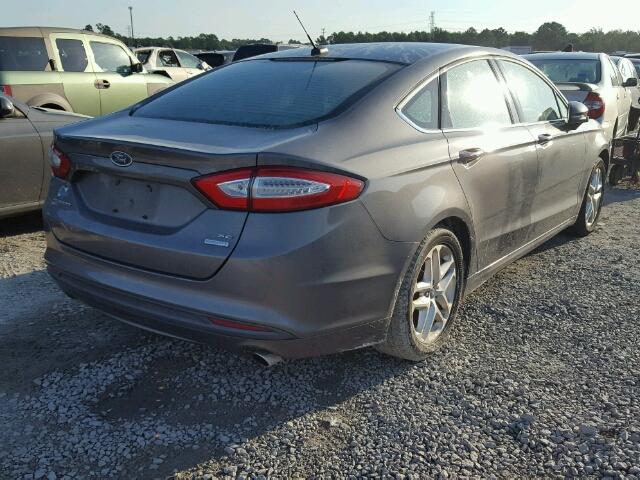 3FA6P0HR9DR323175 - 2013 FORD FUSION GRAY photo 4