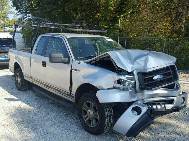 1FTRX14W38FB14946 - 2008 FORD F150 SILVER photo 1