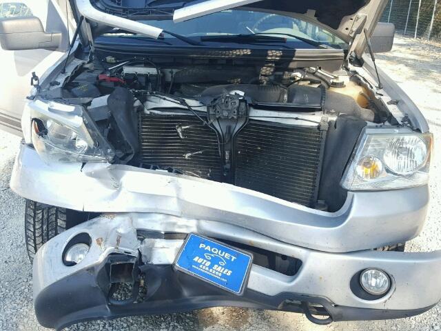 1FTRX14W38FB14946 - 2008 FORD F150 SILVER photo 7