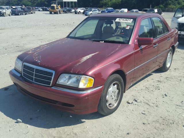 WDBHA24G9YA833013 - 2000 MERCEDES-BENZ C 230 RED photo 2