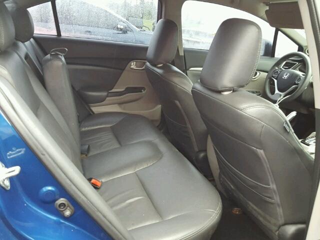 19XFB2F84EE074825 - 2014 HONDA CIVIC EX BLUE photo 6