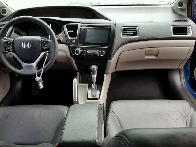 19XFB2F84EE074825 - 2014 HONDA CIVIC EX BLUE photo 9