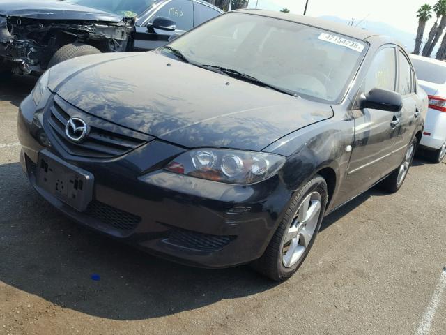 JM1BK12FX51230897 - 2005 MAZDA 3 I BLACK photo 2