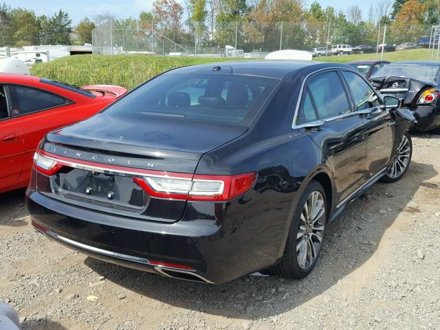 1LN6L9NC1H5603557 - 2017 LINCOLN CONTINENTA BLACK photo 4