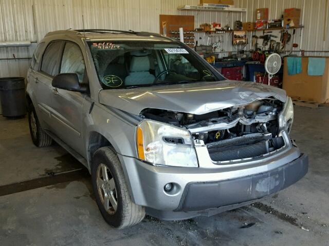 2CNDL73F856071748 - 2005 CHEVROLET EQUINOX SILVER photo 1