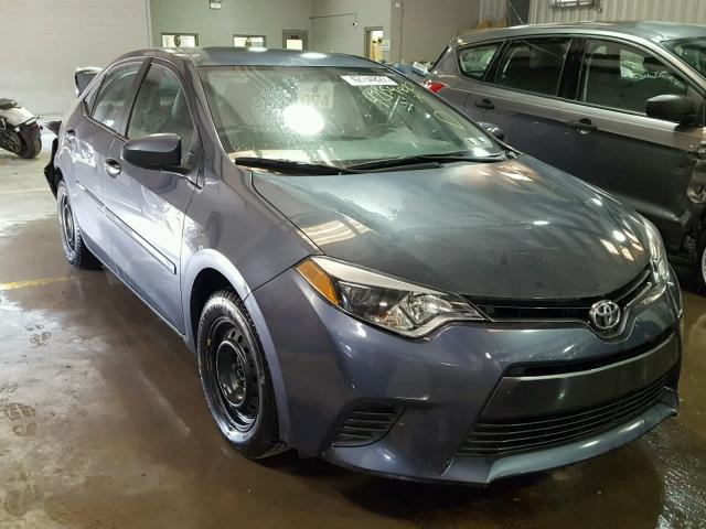 2T1BPRHE1FC286254 - 2015 TOYOTA COROLLA EC GRAY photo 1