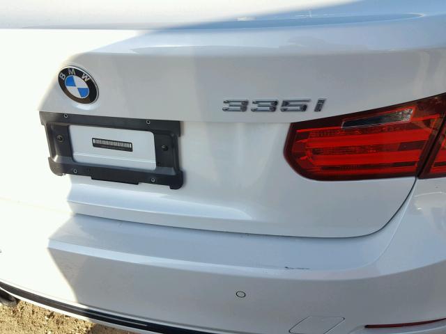 WBA3A9G58FNT09059 - 2015 BMW 335 I WHITE photo 9