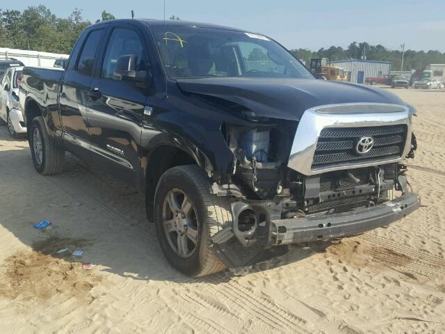 5TFBT54107X009816 - 2007 TOYOTA TUNDRA BLACK photo 1