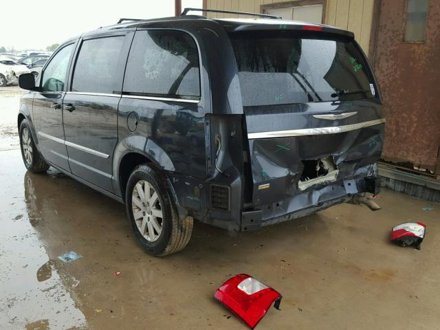 2C4RC1BG6ER209125 - 2014 CHRYSLER TOWN & COU BLUE photo 3