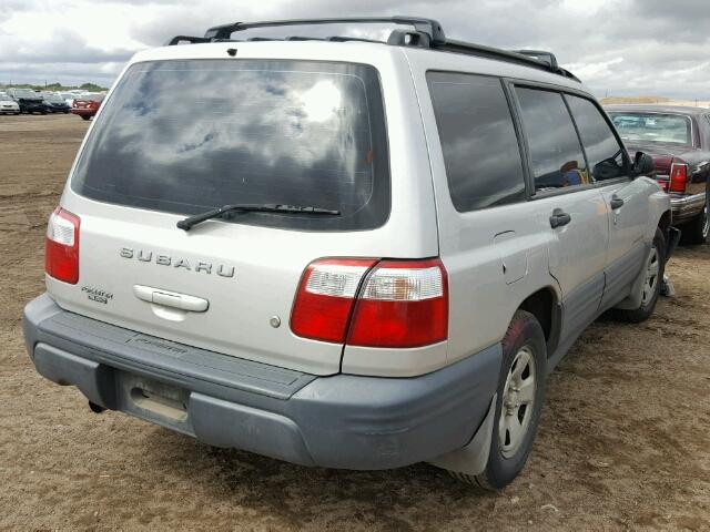 JF1SF63551H750620 - 2001 SUBARU FORESTER SILVER photo 4