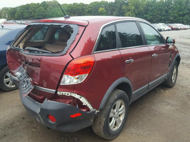 3GSCL33P28S717460 - 2008 SATURN VUE RED photo 4