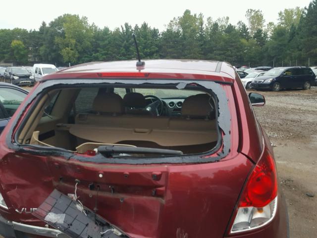 3GSCL33P28S717460 - 2008 SATURN VUE RED photo 9