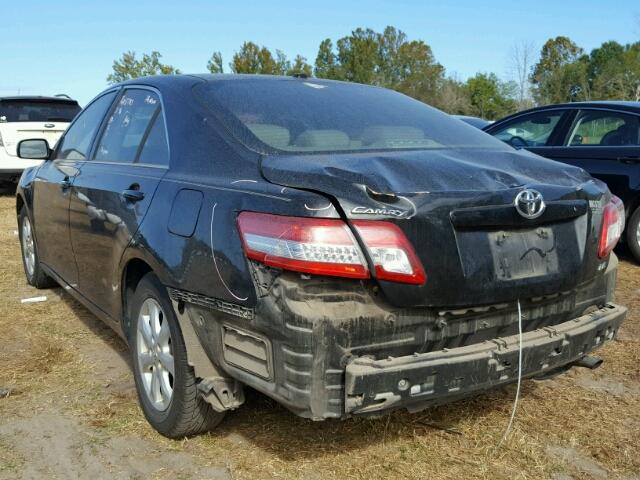 4T1BF3EK9BU174692 - 2011 TOYOTA CAMRY BASE BLACK photo 3