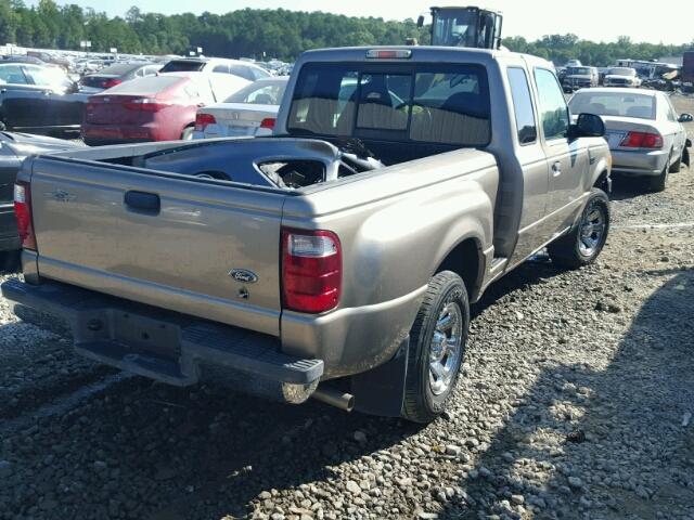 1FTYR14V23PA51502 - 2003 FORD RANGER TAN photo 4