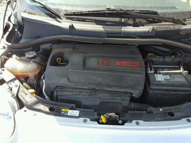 3C3CFFCR1DT535067 - 2013 FIAT 500 SILVER photo 7